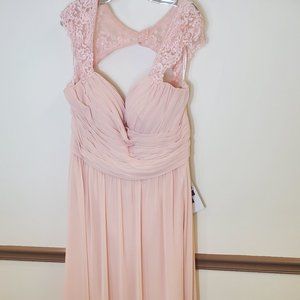 Embroidered Cap Sleeve Dress